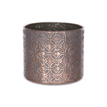 Load image into Gallery viewer, Ornate Geometric Metal Planter (Set of 4)