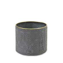 Load image into Gallery viewer, Ornate Geometric Metal Planter (Set of 4)