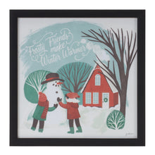 Load image into Gallery viewer, Framed Winter Scene Wall Art (Set of 3)