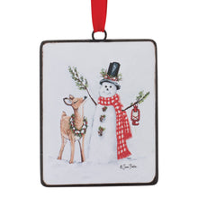 Load image into Gallery viewer, Snowman and Deer Ornament (Set of 12)