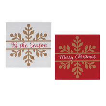 Load image into Gallery viewer, Snowflake Sentiment Sign (Set of 6)