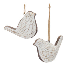 Load image into Gallery viewer, Carved Bird Ornament (Set of 12)