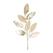 Load image into Gallery viewer, Glittered Leaf Spray (Set of 6)