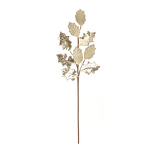 Load image into Gallery viewer, Glittered Holly Leaf Spray (Set of 6)