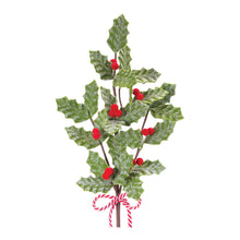 Load image into Gallery viewer, Fabric Holly Berry Spray (Set of 6)