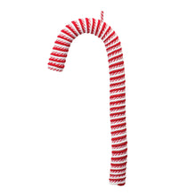 Load image into Gallery viewer, Fabric Candy Cane Ornament (Set of 6)