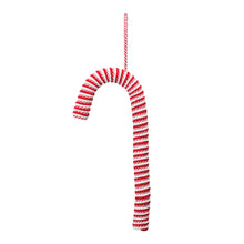 Load image into Gallery viewer, Fabric Candy Cane Ornament (Set of 6)