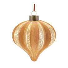 Load image into Gallery viewer, Ribbed Glass Onion Ornament (Set of 12)