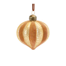 Load image into Gallery viewer, Ribbed Glass Onion Ornament (Set of 12)