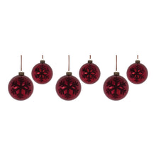 Load image into Gallery viewer, Snowflake Ball Ornament (Set of 6)