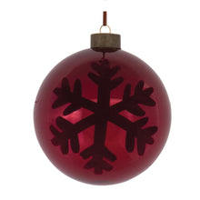 Load image into Gallery viewer, Snowflake Ball Ornament (Set of 6)