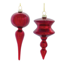 Load image into Gallery viewer, Glass Finial Drop Ornament (Set of 12)