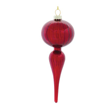 Load image into Gallery viewer, Glass Finial Drop Ornament (Set of 12)