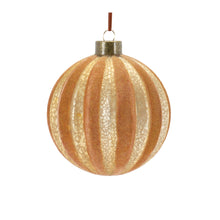 Load image into Gallery viewer, Ribbed Glass Ornamnet (Set of 12)