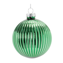 Load image into Gallery viewer, Textured Glass Ball Ornament (Set of 12)