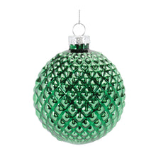 Load image into Gallery viewer, Textured Glass Ball Ornament (Set of 12)