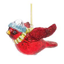 Load image into Gallery viewer, Glass Cardinal Bird Ornament (Set of 6)