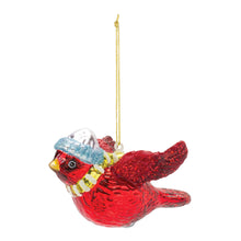 Load image into Gallery viewer, Glass Cardinal Bird Ornament (Set of 6)