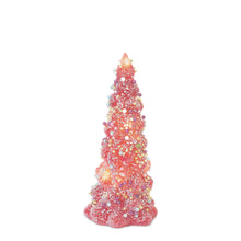 Load image into Gallery viewer, LED Tree with Rainbow Pearl Ornaments (Set of 3)