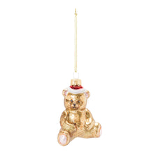 Load image into Gallery viewer, Glass Teddy Bear Ornament (Set of 12)