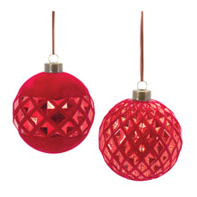 Load image into Gallery viewer, Harlequin Glass Ball Ornament (Set of 12)