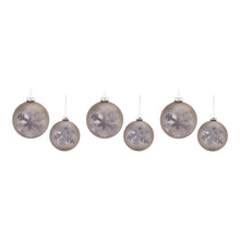 Load image into Gallery viewer, Snowflake Ball Ornament (Set of 6)