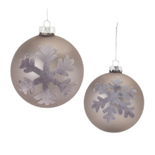 Load image into Gallery viewer, Snowflake Ball Ornament (Set of 6)