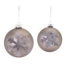 Load image into Gallery viewer, Snowflake Ball Ornament (Set of 6)