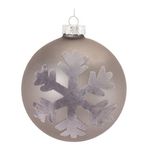 Load image into Gallery viewer, Snowflake Ball Ornament (Set of 6)