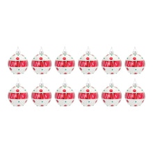 Load image into Gallery viewer, Whimsical Glass Ball Ornament (Set of 12)