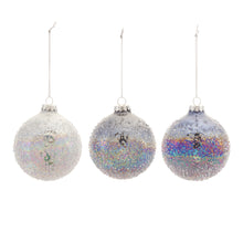 Load image into Gallery viewer, Irredescent Glass Ball Ornament (Set of 12)