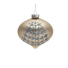 Load image into Gallery viewer, Champagne Glittered Ball Ornament (Set of 6)