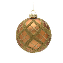 Load image into Gallery viewer, Glitter Net Glass Ball Ornamnet (Set of 12)