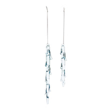 Load image into Gallery viewer, Melted Glass Icicle Drop Ornament (Set of 12)