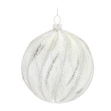 Load image into Gallery viewer, Ribbed Mercury Glass Ball Ornament (Set of 6)