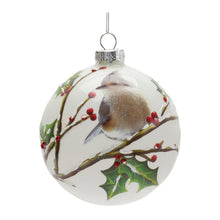 Load image into Gallery viewer, Glass Bird Branch Ornament (Set of 6)