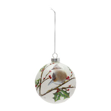 Load image into Gallery viewer, Glass Bird Branch Ornament (Set of 6)