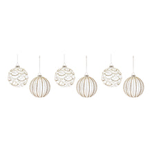 Load image into Gallery viewer, Jeweled Glass Ball Ornament (Set of 6)
