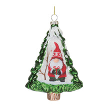 Load image into Gallery viewer, Gnome Pine Tree Ornament (Set of 12)