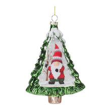 Load image into Gallery viewer, Gnome Pine Tree Ornament (Set of 12)