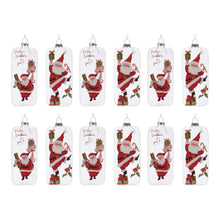 Load image into Gallery viewer, Whimsical Santa Ornament (Set of 12)
