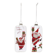 Load image into Gallery viewer, Whimsical Santa Ornament (Set of 12)