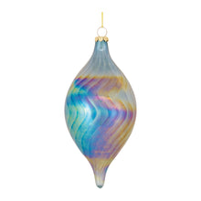 Load image into Gallery viewer, Irredescent Glass Swirl Ornament (Set of 6)