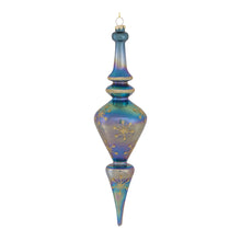 Load image into Gallery viewer, Irredescent Glass Finial Drop Ornament (Set of 6)