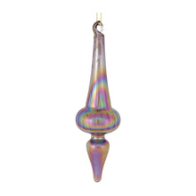Load image into Gallery viewer, Irredescent Glass Finial Drop Ornament (Set of 12)