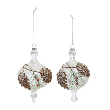 Load image into Gallery viewer, Glass Pinecone Onion Ornament (Set of 12)