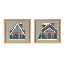 Load image into Gallery viewer, Framed Ski Lodge Wall Art (Set of 4)
