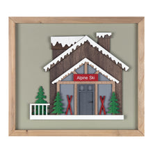 Load image into Gallery viewer, Framed Ski Lodge Wall Art (Set of 4)
