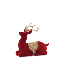 Load image into Gallery viewer, Flocked Deer Figurines (Set of 2)