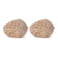 Load image into Gallery viewer, Carved Pine Cone (Set of 2)